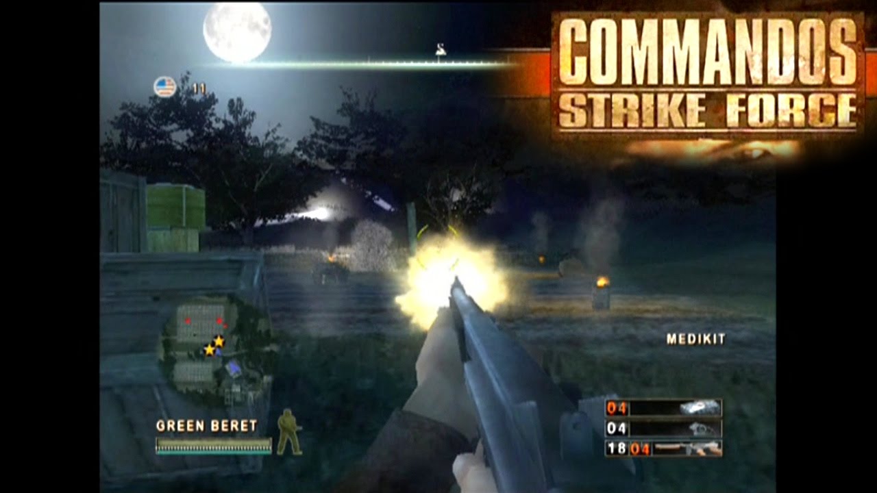 commandos strike force ps2